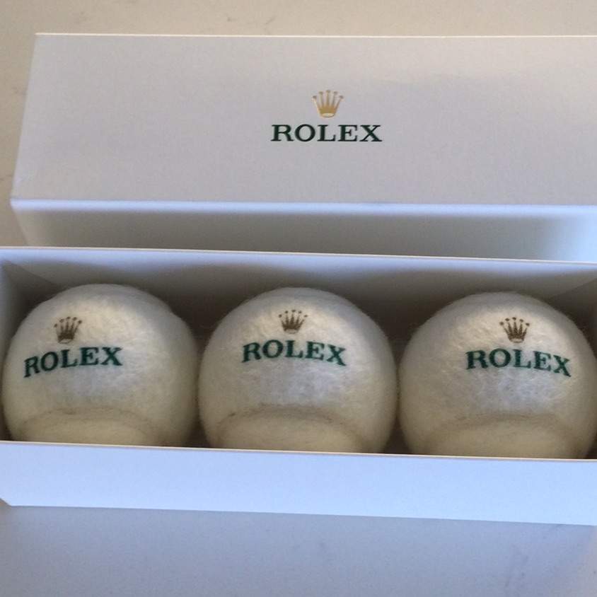 Set Of 3 Rolex Tennis Balls